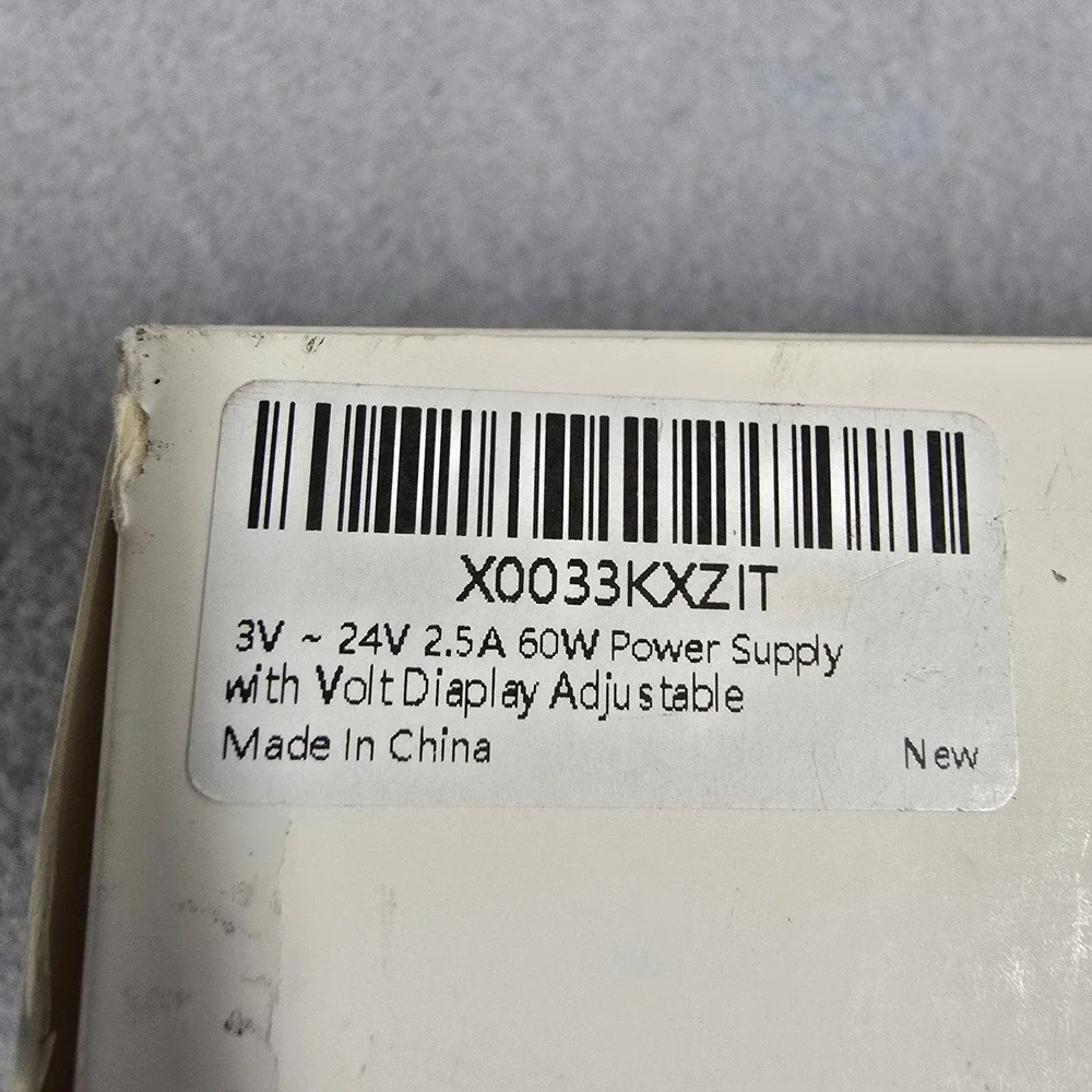 Kejiesheng‎ Adjustable Power Supply 3V-24V 2.5A 60W AC/DC Adapter with LED